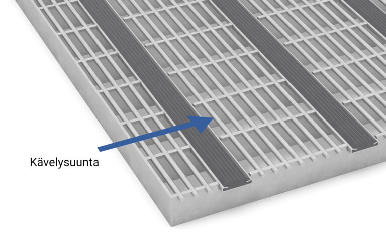 AR1-25 kumilistoilla, uritettu kumi