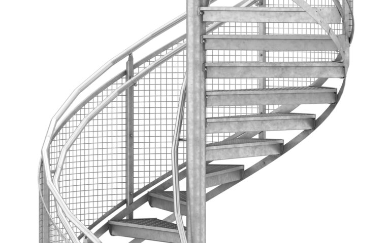 Kierreporras, teräsverkkokaide