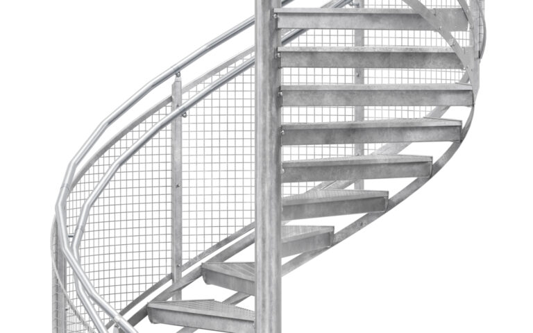 Kierreporras, teräsverkkokaide