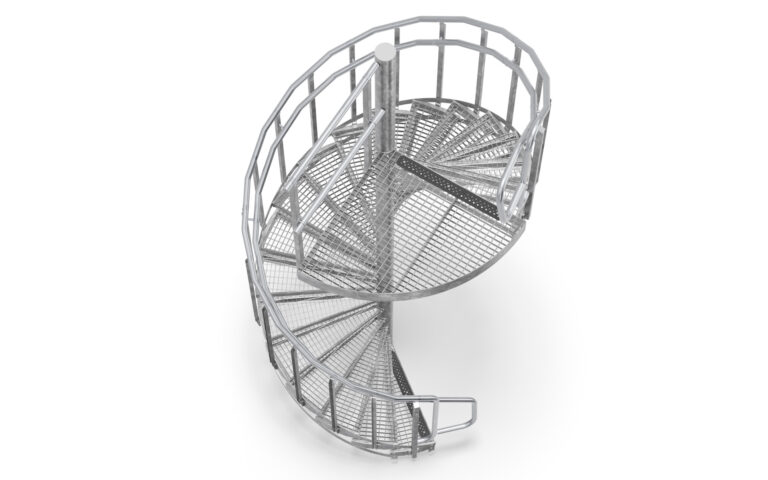 90°-taso portaan säteelle